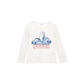   Disney Lilo és Stitch, A csillagkutya Chill White gyerek hosszú póló, felső 3 - 8 év / 98 - 128 cm