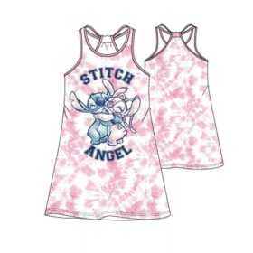   Disney Lilo és Stitch, A csillagkutya Pink Angel gyerek nyári ruha 3 - 8 év / 98 - 128 cm
