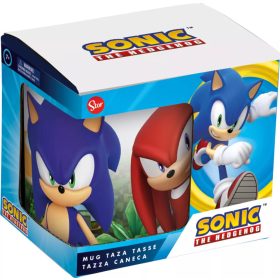   Sonic a sündisznó Power Trio porcelán bögre 325 ml (11 oz) Díszdobozban