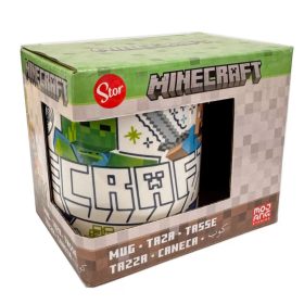   Minecraft Explore More porcelán bögre 235 ml (8 oz) Díszdobozban