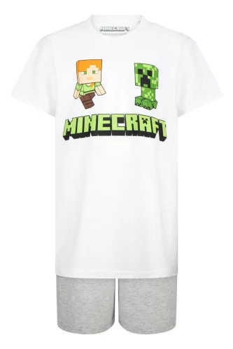 Minecraft gyerek rövid pizsama 6-12 év