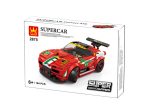  WANGE® 2875 | lego-kompatibilis építőjáték | 164 db építőkocka | Super car piros túrakocsi