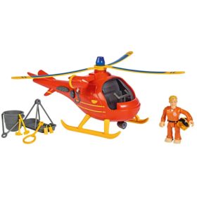    Sam A Tűzoltó Wallaby Tűzoltóhelikopter Játékszett Fénnyel És Hanggal, Kiegészítőkkel