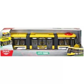   Dickie Toys Siemens Combino SÁRGA Villamos Kormányzással Nyitható ajtókkal