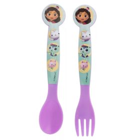   Gabi babaháza Wonderland műanyag evőeszköz készlet - 2 darabos