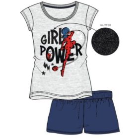   Katicabogár és Fekete macska kalandjai gyerek rövid pizsama 110-116 cm