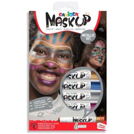 MaskUp Metallic 6db-os arcfestő szett