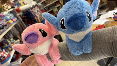 Csuklóra tehető extra puha Stitch plüss