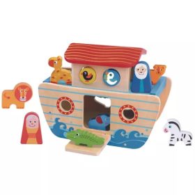 Tooky Toy: Noé bárkája fa játékszett
