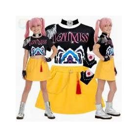 Kpop démonvadászok Mira SZOKNYÁS jelmez szett 