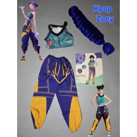 Kpop Démonvadász – ZOEY teljes jelmez szett parókával