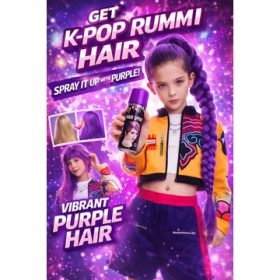   LILA HAJSPRAY – K-POP RUMI HAJHOZ | IDEIGLENES HAJSZÍNEZŐ SPRAY GYEREKEKNEK