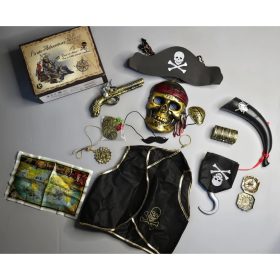 Kalóz jelmez szett 27db-os