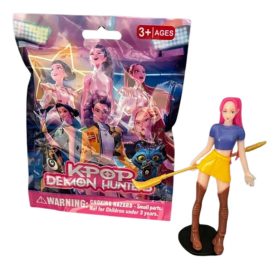 K-pop démonvadász meglepetés figura kártyákkal