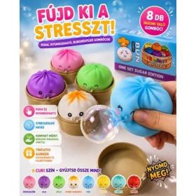 Buborékfújó Dumpling gőzgombóc