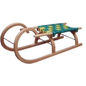KÉSZLETEN! Prémium fa szánkó 95cm