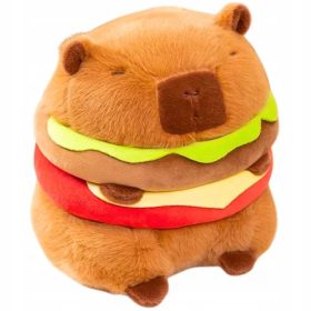 Capybara óriás hamburger plüss 40 cm