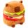 Capybara hamburger plüss 18cm