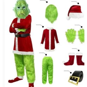 Grincs felnőtt jelmez maszkkal