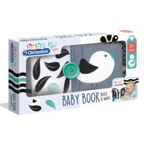 Clementoni bébi fekete-fehér könyv