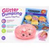 Gyurmázható csillámos Squishy dumpling ,gőzgombóc