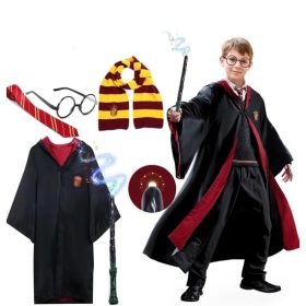   HARRY POTTER teljes JELMEZ szett, SZEMÜVEG, VARÁZSPÁLCA,SÁL,NYAKKENDŐ