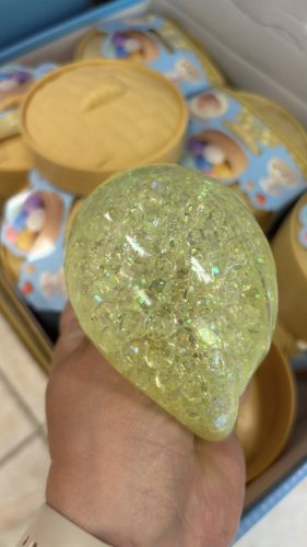 Gőzgombóc Csillámos dumpling színes nagyobb gyöngyökkel meglepetés