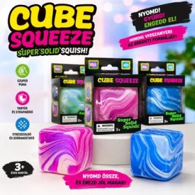 Márvány mintás squishy kocka stresszoldó játék