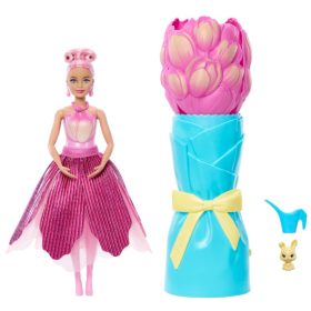 Barbie Virágvarázs meglepetés baba Tulipán