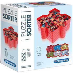 Puzzle szortírozó tálca 6 db-os szett
