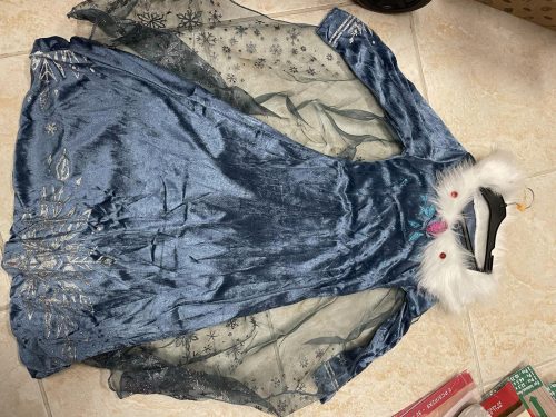 Jégvarázs bársony jelmez