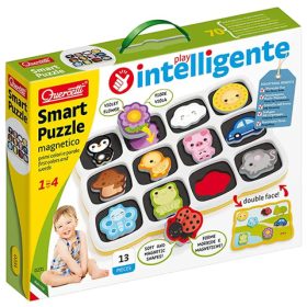 Quercetti Első szavak és színek mágneses puzzle 13-db os